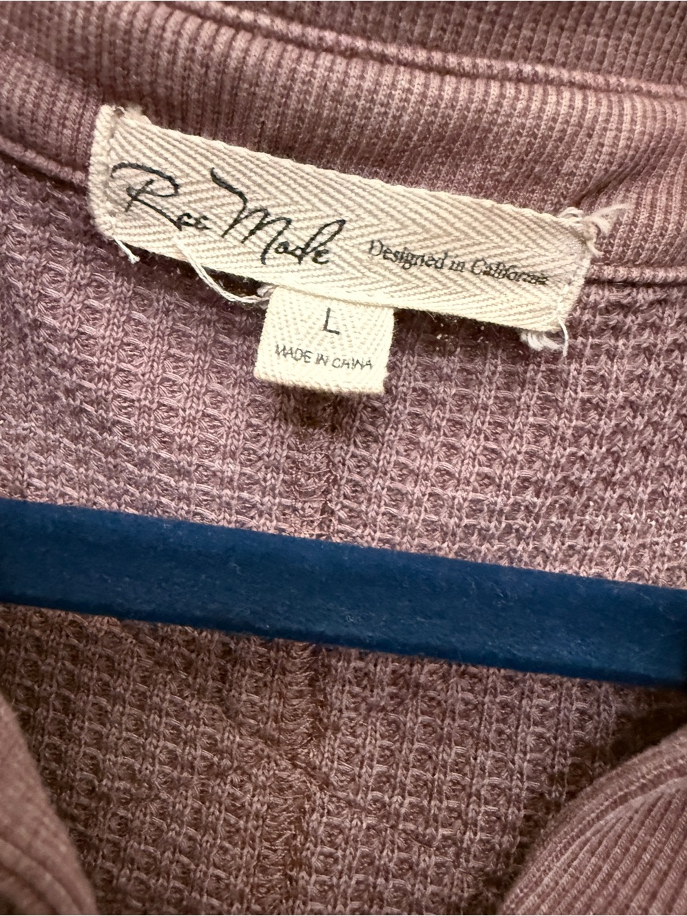 Rae-Mode Amazingly Soft Waffle-Knit Lounge Joggers & Matching Top in Dusty Mauve - Picture 4 of 10